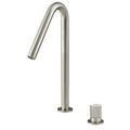 Küchenarmatur Edelstahl mit Schwenkauslauf - 22mm