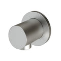 Wandanschlussbogen aus gebürstetem Edelstahl - 22mm