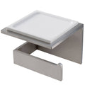 Toilettenpapierhalter mit Ablage aus Edelstahl - 5mm
