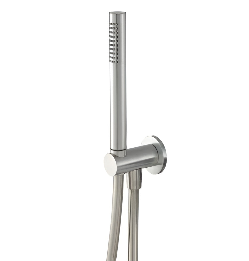 Brausehalter, Schlauch und Handbrause aus Edelstahl - Shower Inox