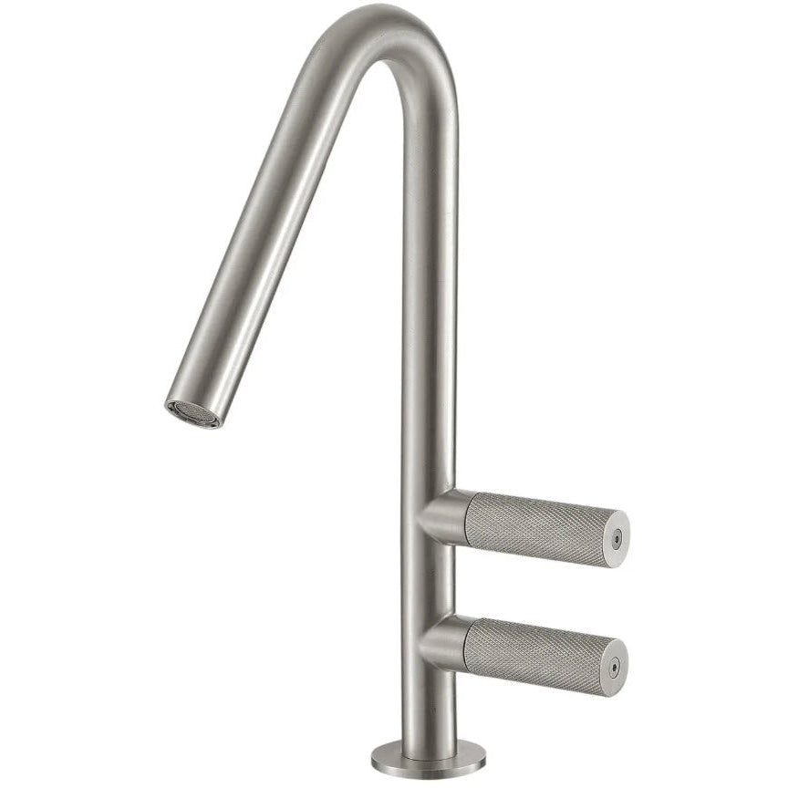 Einlochbatterie Küchenarmatur aus Edelstahl - 22mm